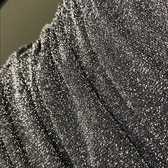 Crystal Doll Glittery Black Runched Dress 🔥 - Picture 14 of 15